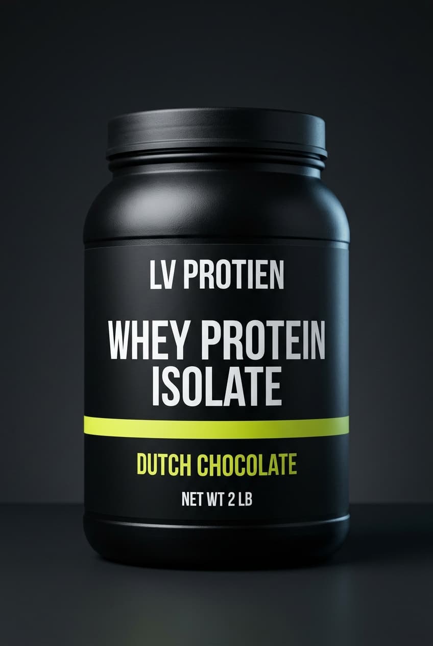 Whey Protein Isolate, Vanilla, 2 lb